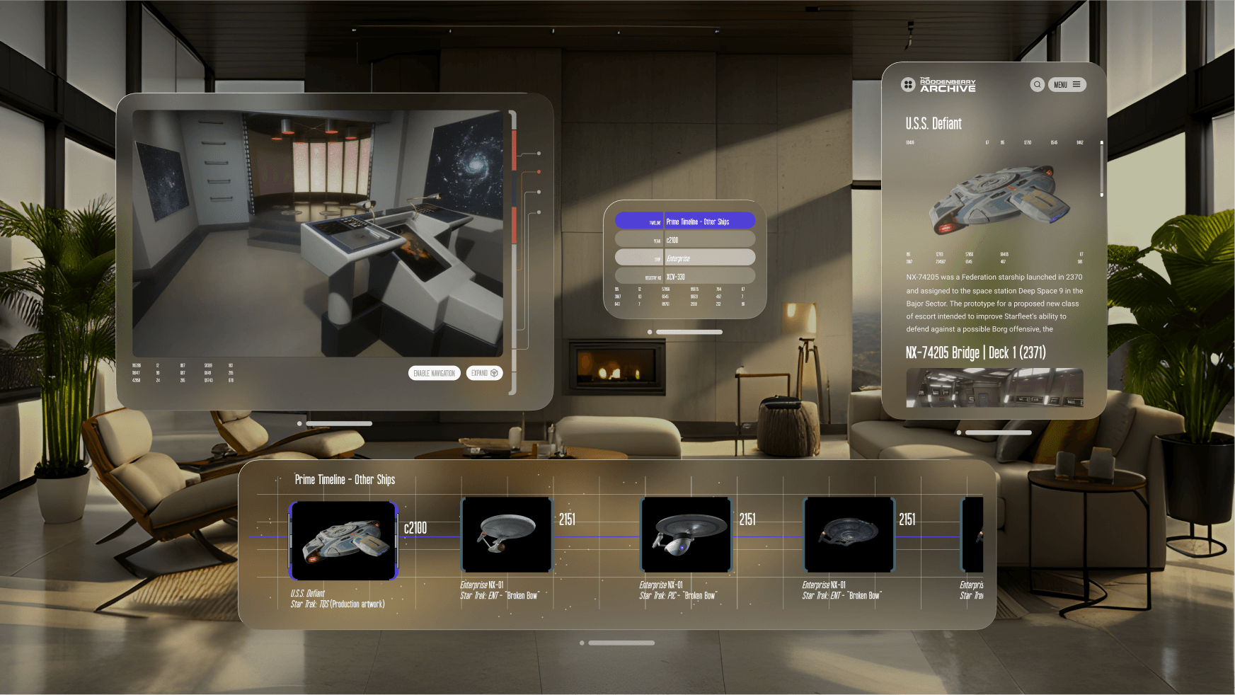 Vision on roddenberry glasses